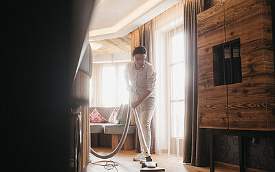 Housekeeping at work at the Winzer Wellness Hotel