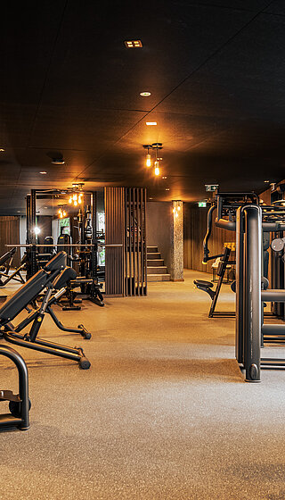 Modern fitness area at the Hotel Winzer for wellness in Upper Austria