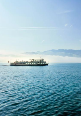 Schiff auf dem Attersee