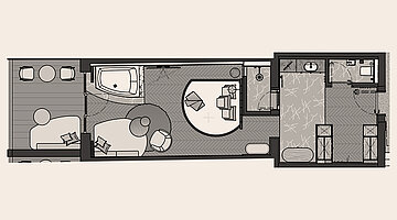 Grundriss Juniorsuite Kuscheltraum