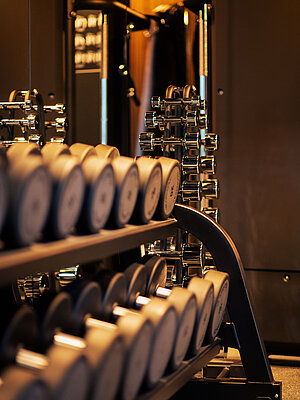 Modern fitness area at the Hotel Winzer for wellness in Upper Austria