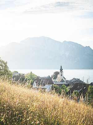 Unterach am Attersee in the Salzkammergut