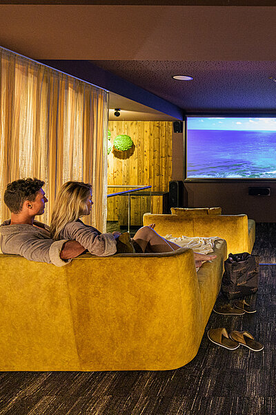 Wellness cinema at the Emotion Spa in the Hotel Winzer