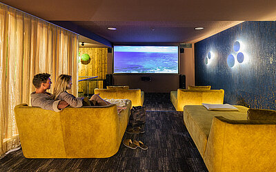 Wellness cinema at the Emotion Spa in the Hotel Winzer