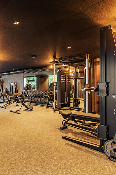 Modern fitness centre at the Hotel Winzer for wellness in Upper Austria